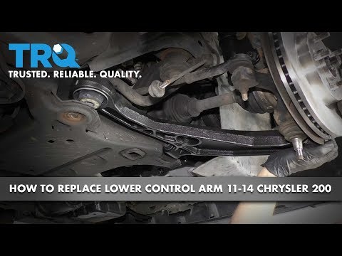 How to Replace Front Passenger Side Lower Control Arm 11-14 Chrysler 200