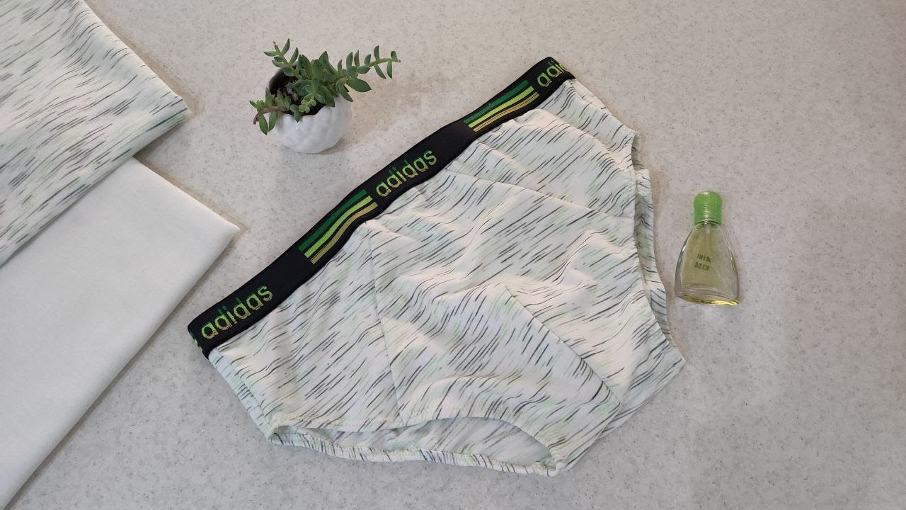 دوخت شورت مردانه با الگوی بازار به روش بسیار ساده ‌(Briefs simple pattern)