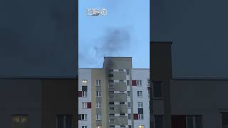 Пожар В Многоэтажке! Несколько Расчетов Мчс Прибыли На Тушение Возгорания В Минске