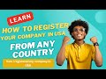How to register USA company from any country