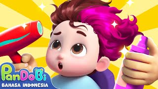 Bayi Imut Potong Rambut | Potong Rambut Pertama Kali | Lagu Anak | Super Pandobi Bahasa Indonesia