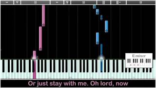 One Ed Sheeran EASY Piano Tutorial w Lyrics Synthesia How To Play.mp4