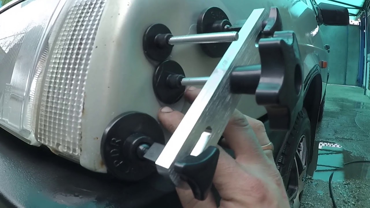 Вытяжка вмятины авто своими руками - YouTube