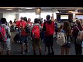 Spontaneous applause for Veterans at BWI Airport