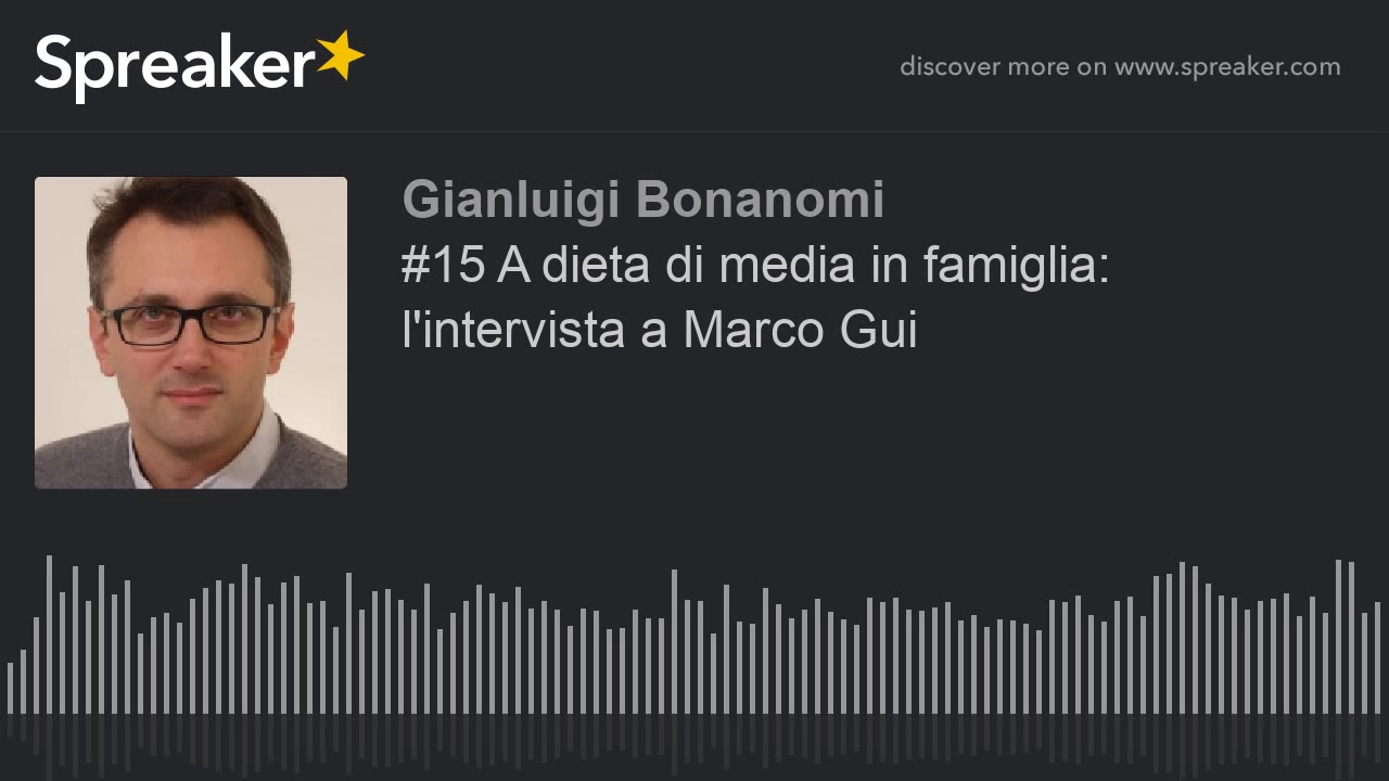 Marco Gui #15 A dieta di media in famiglia: l'intervista a Marco Gui - YouTube