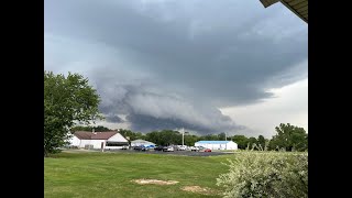 Incredible wall cloud spotted Saturday
