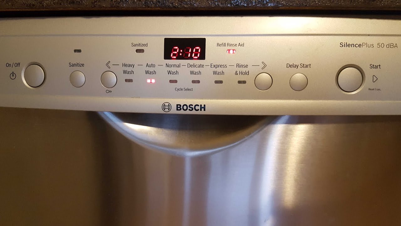 bosch ascenta series dishwasher