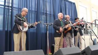 the bluegrass band "Nessie Expedition" from Japan playing IBMA Masters Workshop Stage 2015