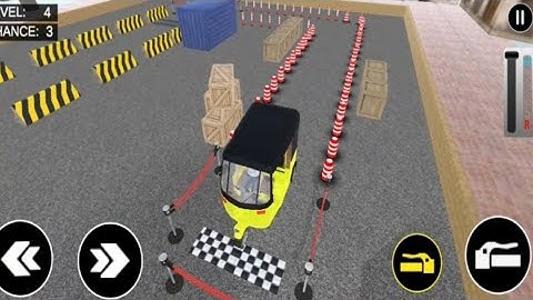 Tuk Tuk Auto Rickshaw parking game - Auto Simulator- Android gameplay