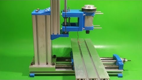 Homemade XYZ Axis Slide DIY Milling Base Machine CNC Thingiverse