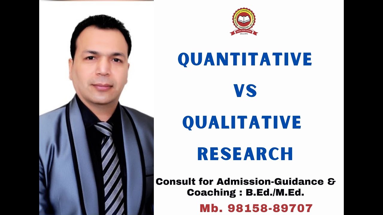Quantitative Vs Qualitative Research