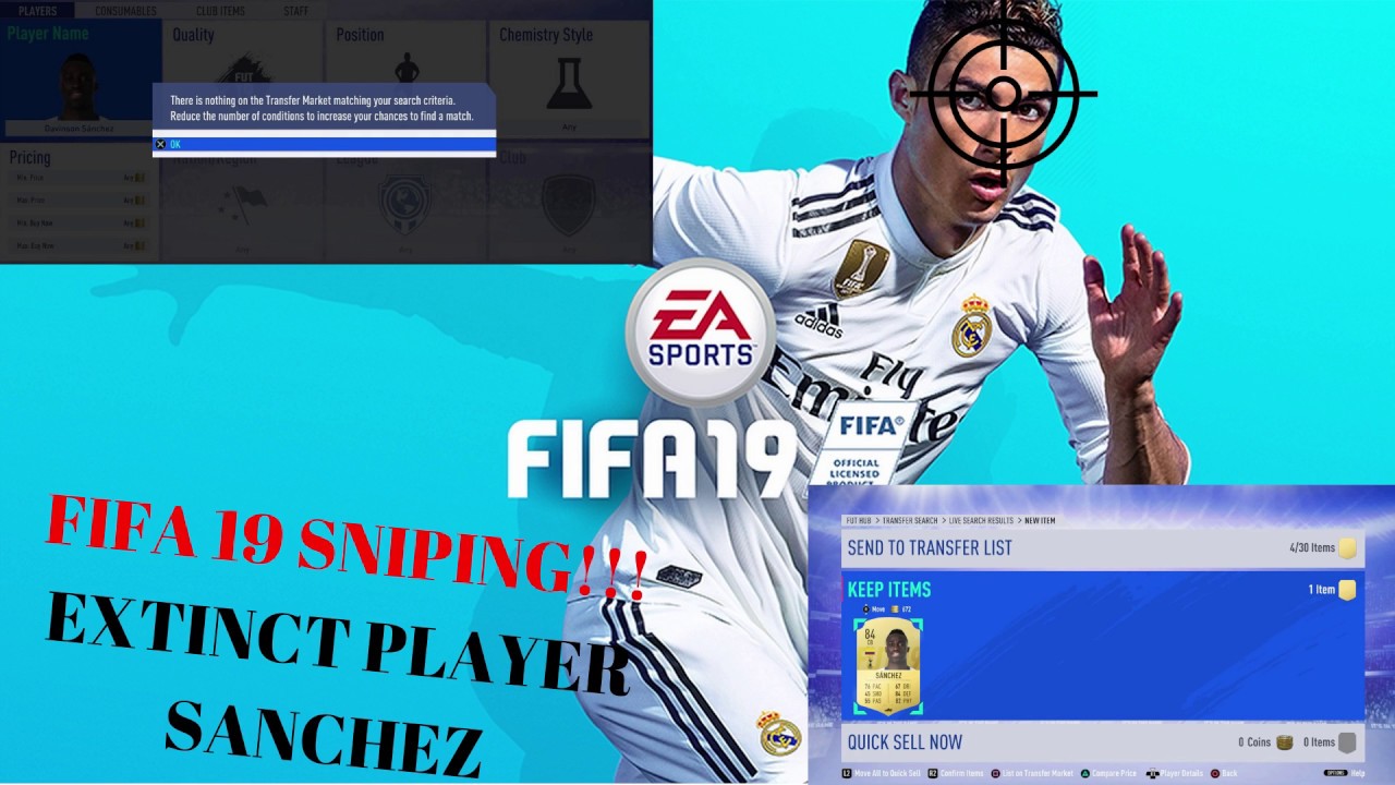 FIFA 19 SNIPING FILTER!!! SNIPING EXTINCT OP PLAYER SANCHEZ
