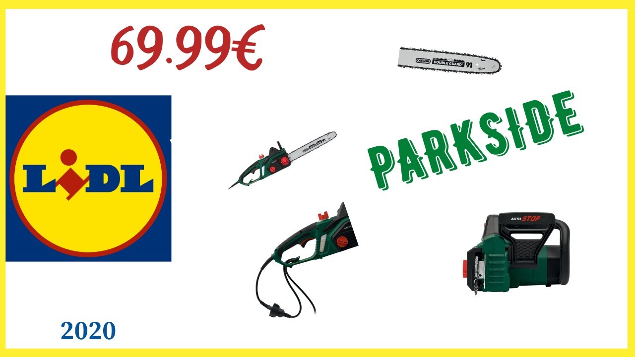 🔥 LIDL MOTOSIERRA ELÉCTRICA 🔥 - YouTube