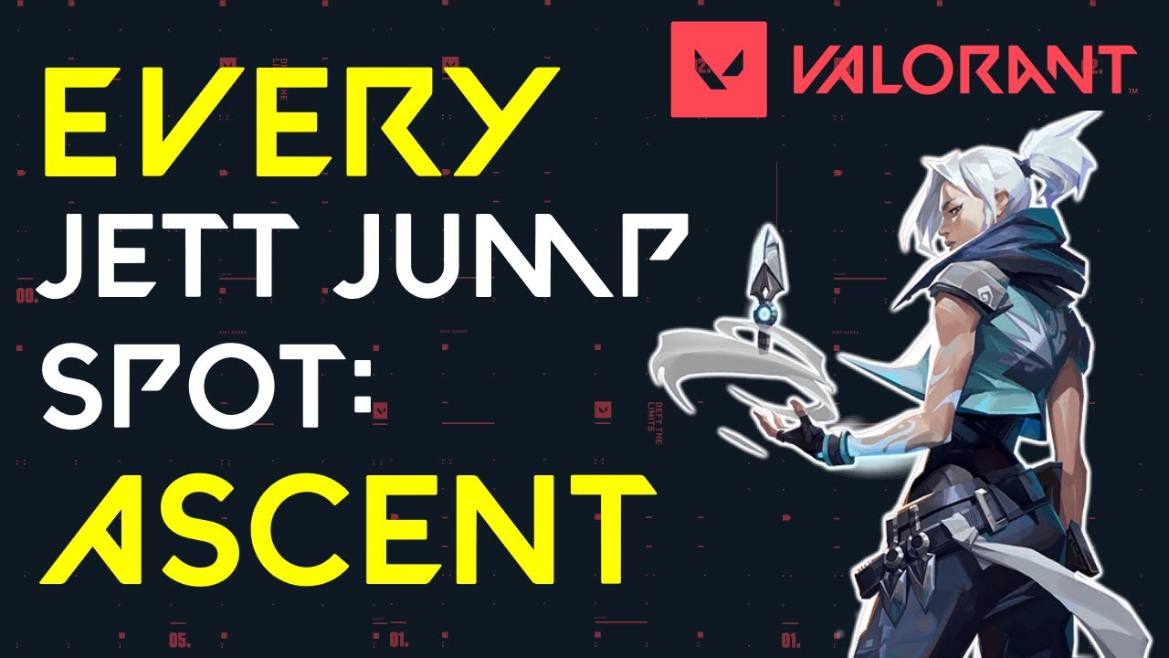 Every Jett Jump And Glide Spot On Ascent (Timestamps) | Valorant