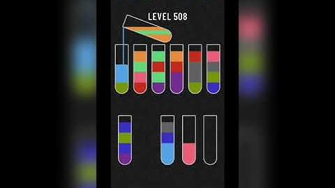 Water sort puzzle level 508