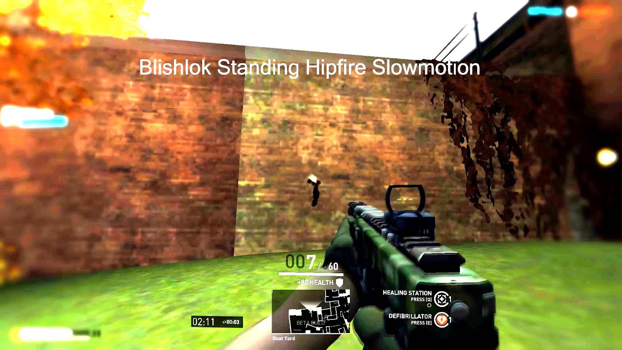 Dirty Bomb Weapon recoil and spread pattern