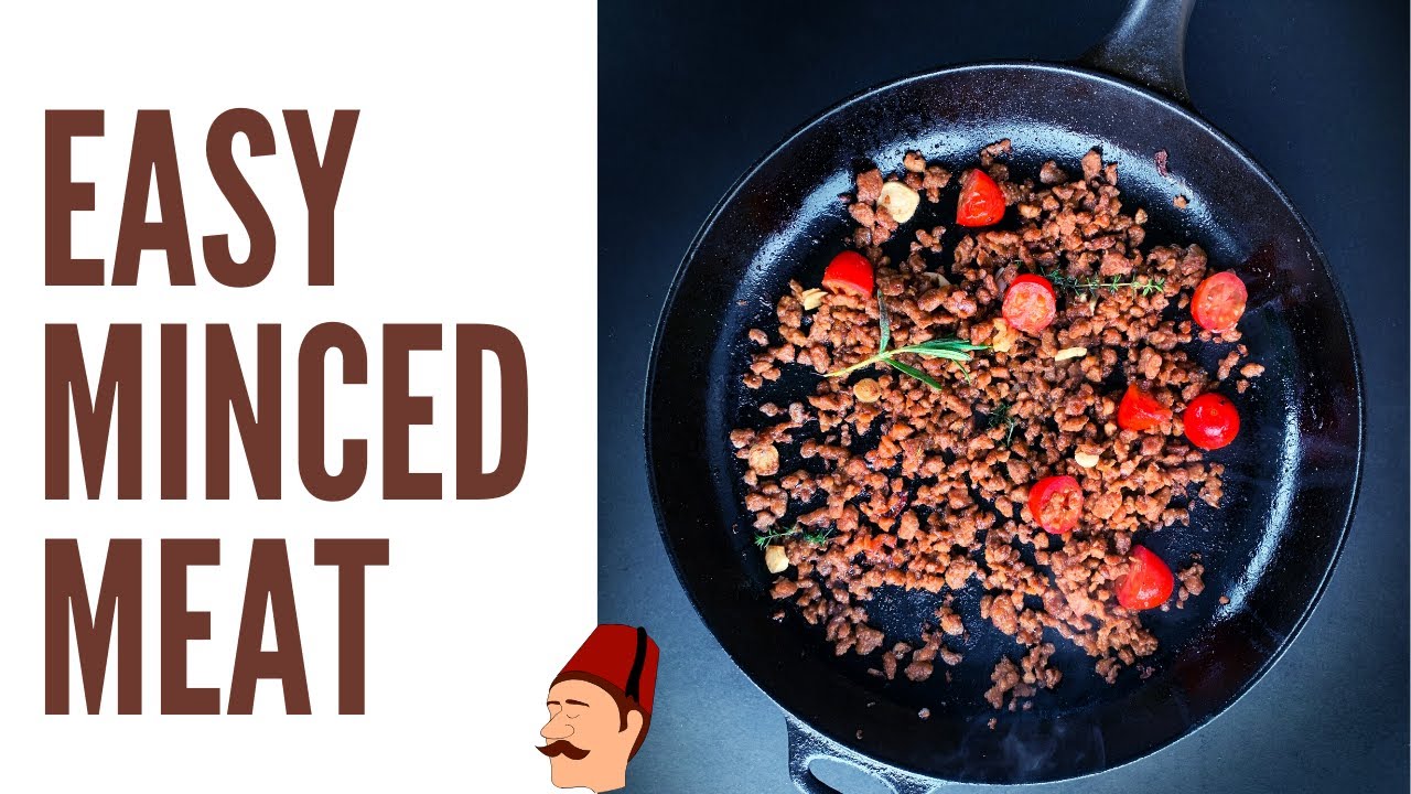Cooked Minced Meat (لحم مفروم مطبوخ) YouTube