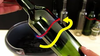 INGENIOSA FORMA DE CORTAR BOTELLAS DE VIDRIO | Para Decorar
