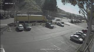Garbage Truck Catching On Fire