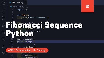 Fibonacci Sequence in Python - ASMR Programming