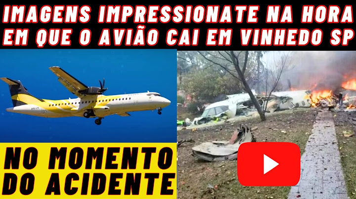 IMAGENS IMPRESSIONANTE NA HORA DO ACIDENTE COM O AVIÃO QUE CAIU EM VINHETO SP. VALE APENA VER!!!