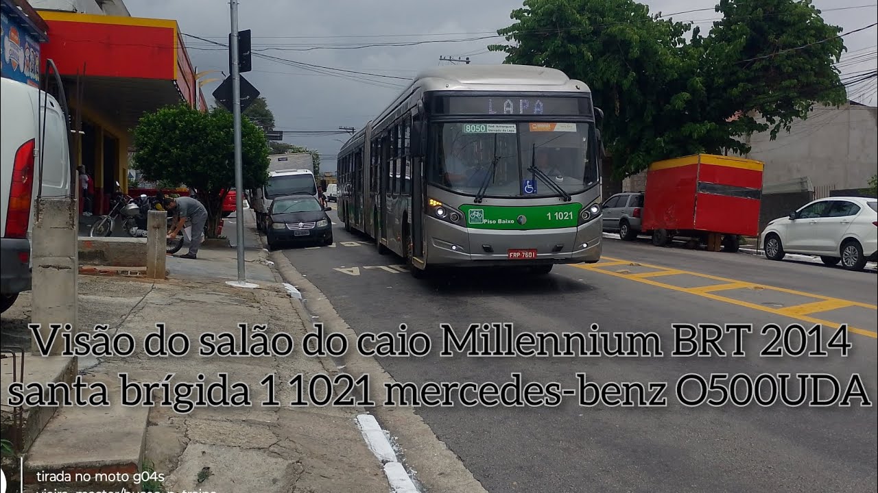 Visão do salão do caio Millennium BRT 2014 santa brígida 1 1021 mercedes-benz O500UDA
