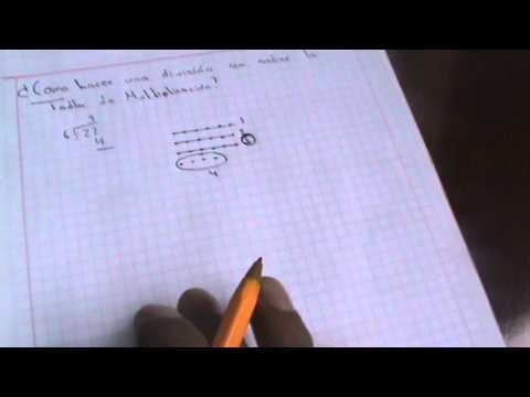 ¿Como hacer una división sin saber la Tabla de Multiplicación? - YouTube