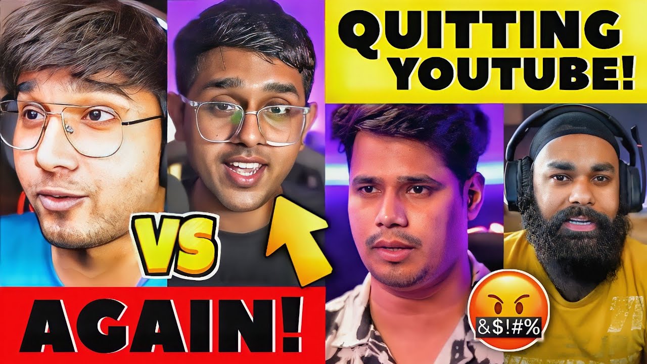 GamerFleet QUITTING YouTube? AndreoBee Vs Rachitroo CONTROVERSY Again ...