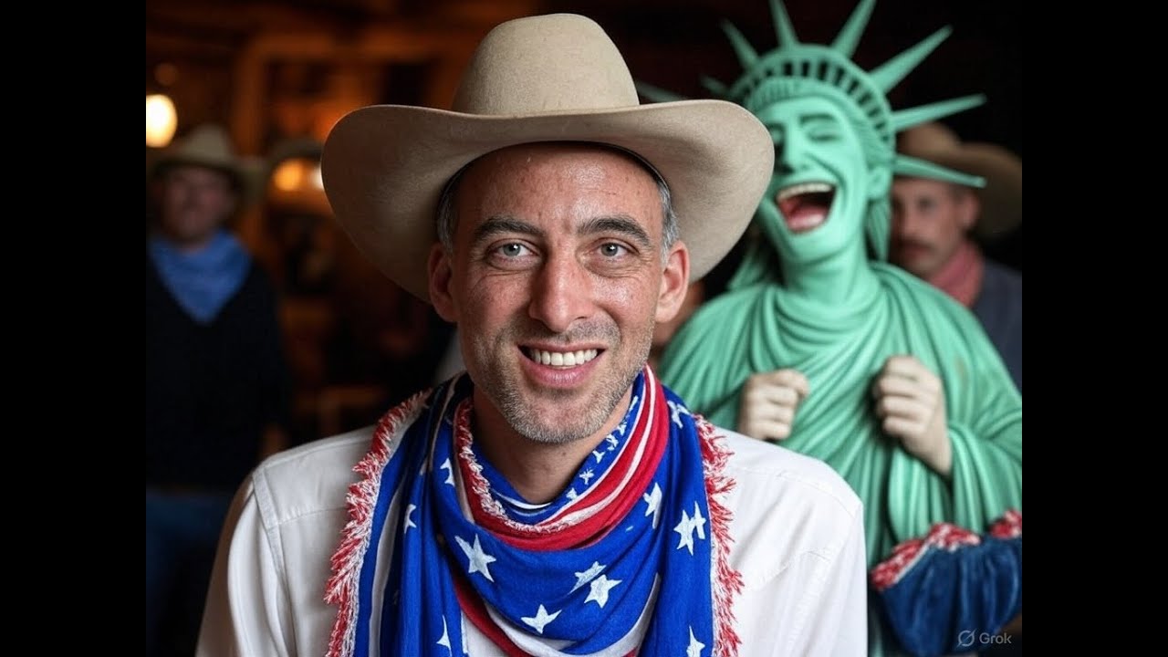 Statue of a Fool in a Hat   Satirical Country Song on Raphaël Glucksmann Grok ta Mère