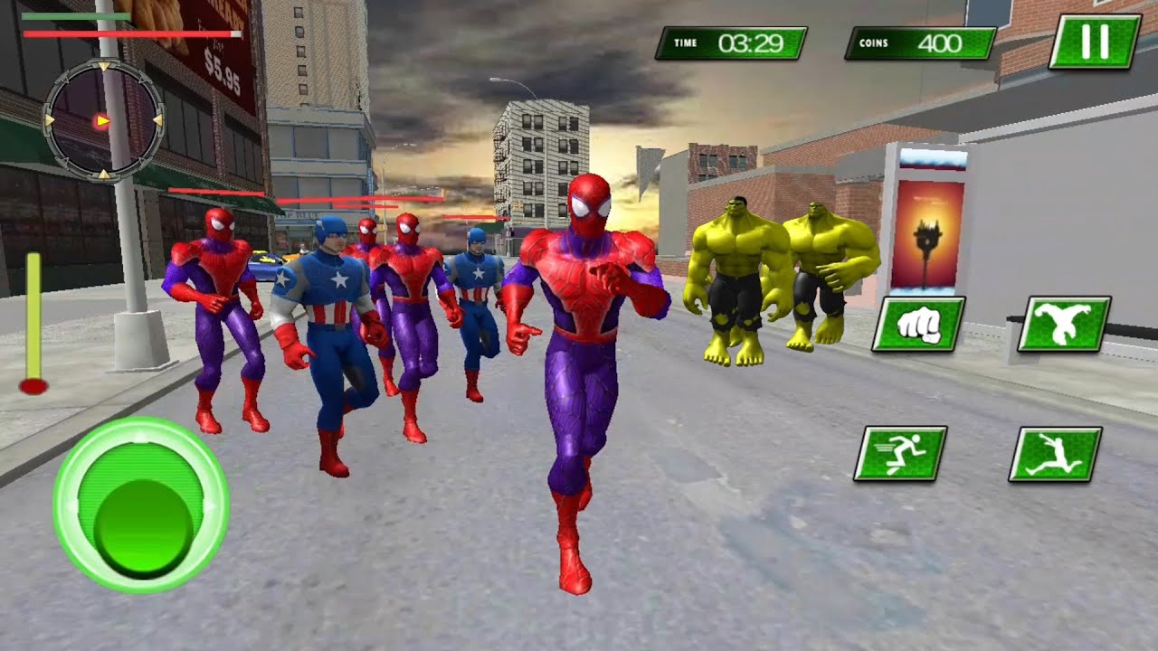 Spider Hero City Battle | Infinity Superhero Revenge God Immortal Battle - Best Android GamePlay