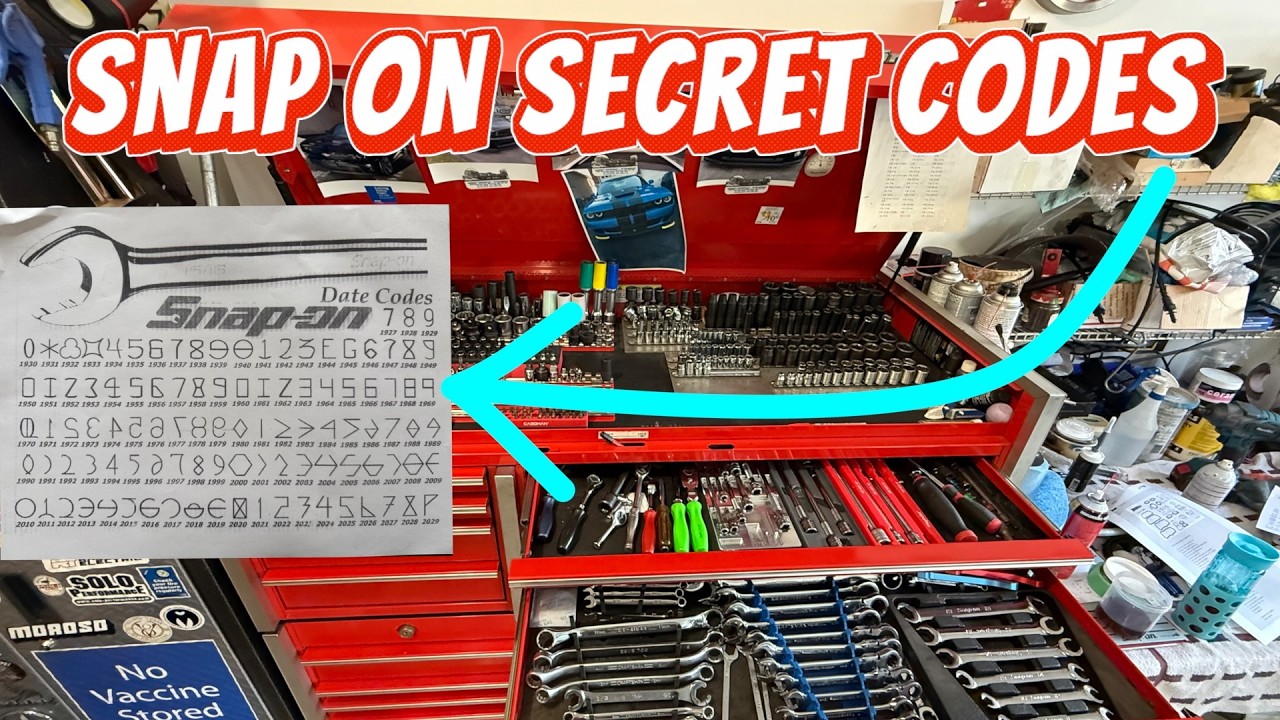 Snap On Date Code Decoder How Old Are Your Snap On Tools ? - YouTube
