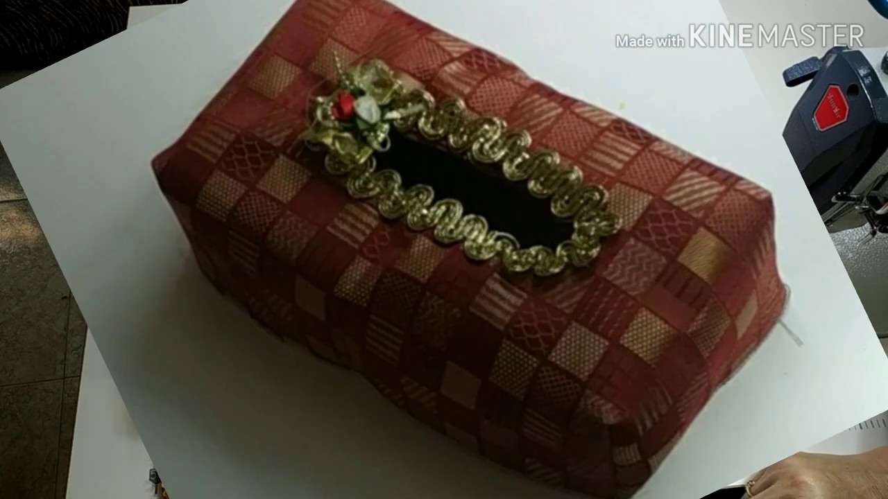 خياطة اسهل وابسط غطاء علبة المناديل🥰🥰@mona4sew