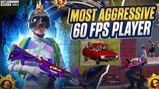 Most Aggressive 60 FPS Player In BGMI 💀|| Fastest Non - Shotgun Clutches 🔥!!  screenshot 4