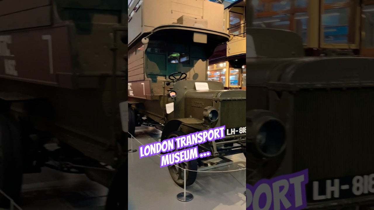 🔥 London. Transport museum 🇬🇧