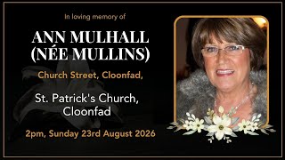 Funeral Mass for Ann Mulhall