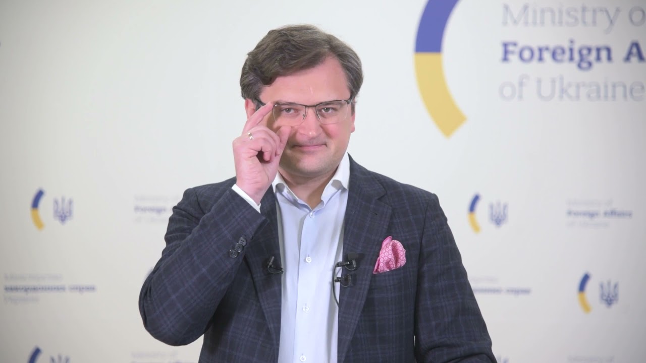 Ukrainian FM Dmytro Kuleba online briefing for foreign media