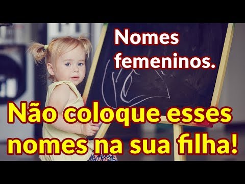 Vídeo: Quais Nomes Femininos Cabem No Nome Alexander