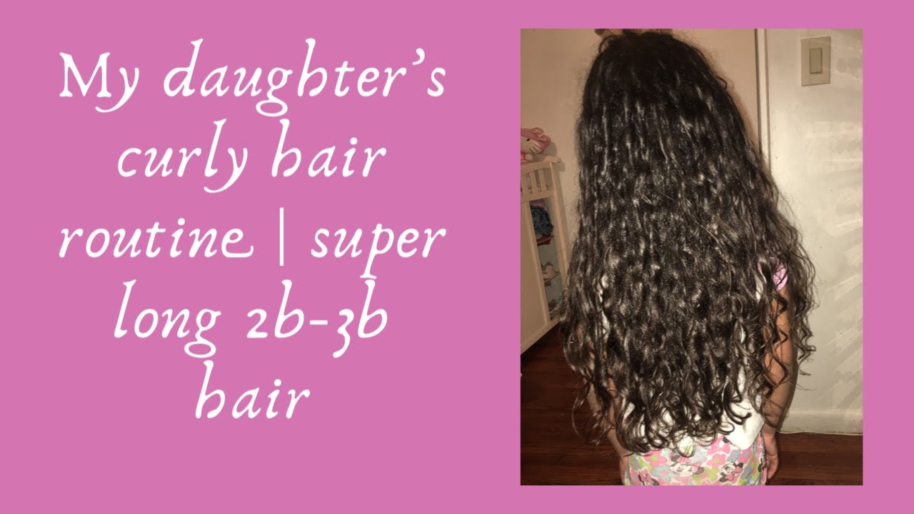 My Daughter's curly hair routine YouTube
