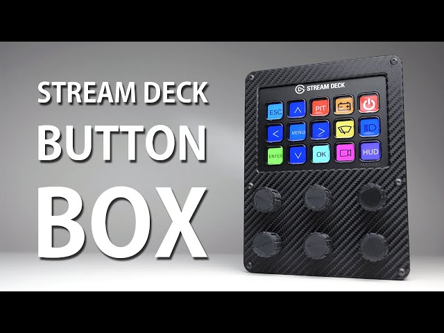 Sim Seats Dual Button Box w/ Stream Deck