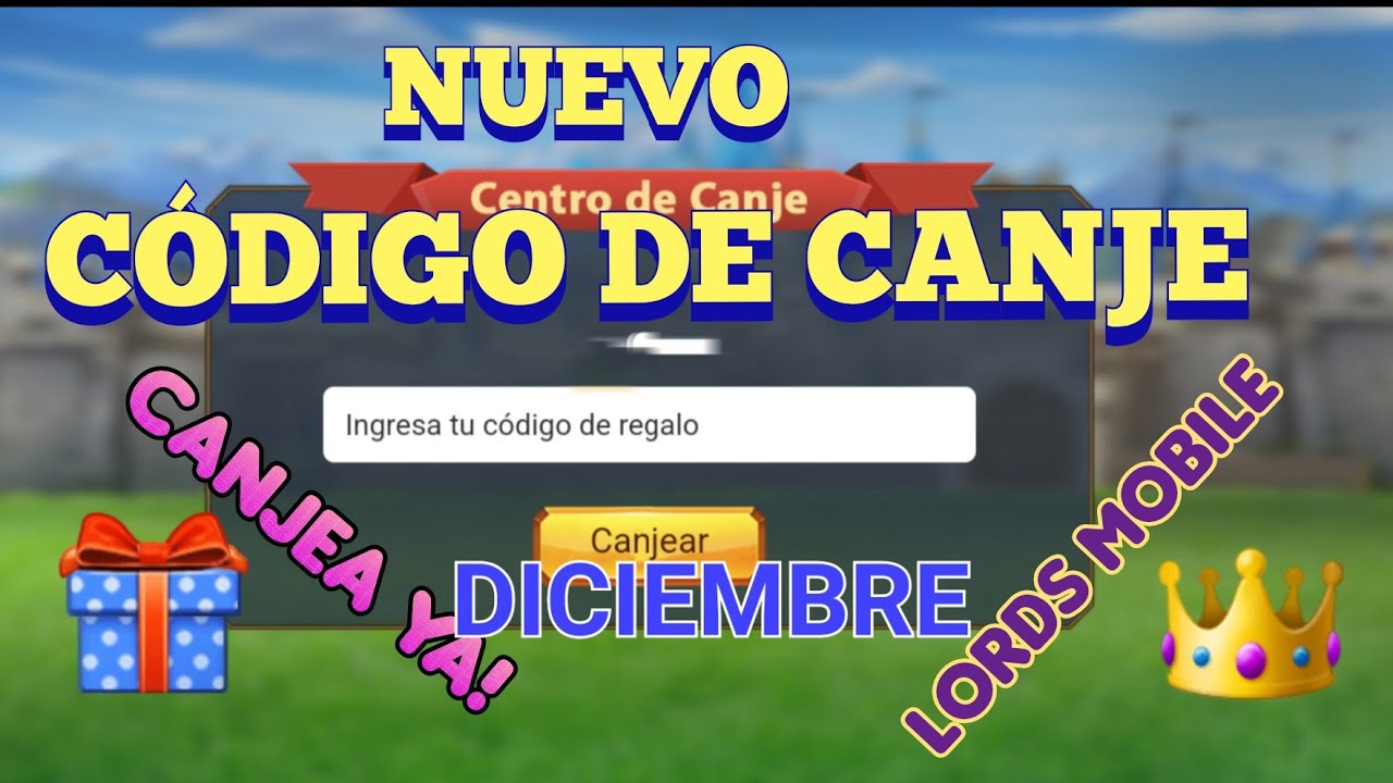 Lista de códigos de Lords Mobile (Diciembre 2023) 