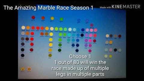 The Amazing Marble Race Season 1 Part 1 [Kargodoo]