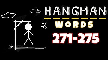 HANGMAN WORDS Two Player Games level 271 272 273 274 275