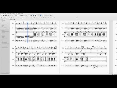 Heaven-Piercing Giga Drill (Intro/Verse - Arranged in MuseScore 2.1)