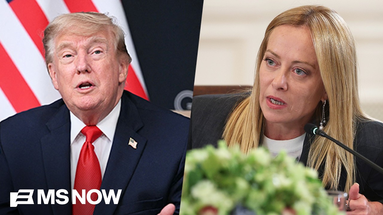Italy’s PM slams Trump for ‘made up’ story that she ‘begged’ for a photo 