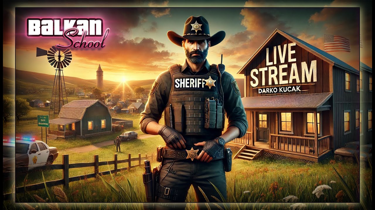 Dali ce Darko Kucak uci u SHERIFFE  BALKAN SCHOOL  63#🔴 #balkanschoolrp #balkanschool #gta #balkan
