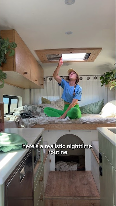 Realistic Solo Van Life Night Routine #vanlife #nightroutine #solovanlife