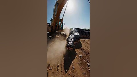 Giant Python vs Excavator Captured by Drone – Shocking Battle Caught on Camera!