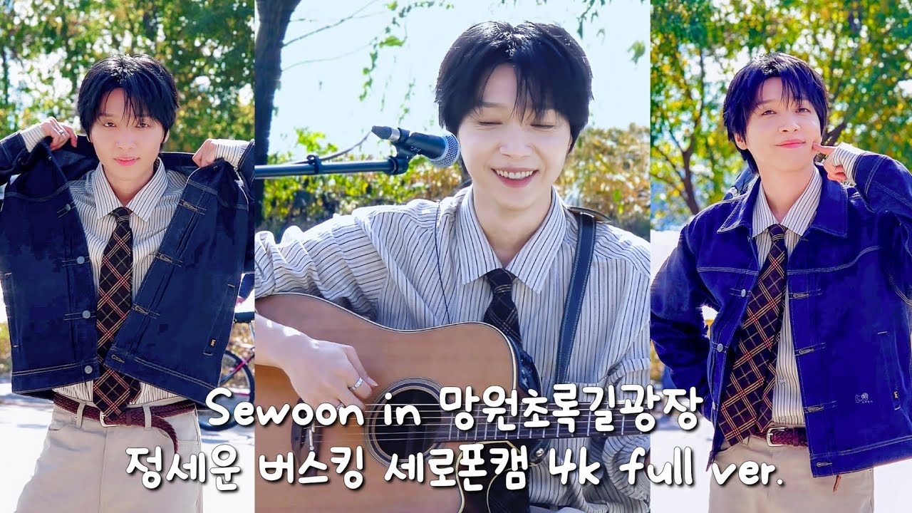 [Sewoon in 망원초록길광장]  정세운 버스킹 세로폰캠 4K full ver.  | 251109  
