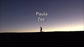 Zoé - Paula (MTV Unplugged) Letra Resimi