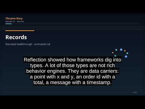 The Java Story Ep 18: Records